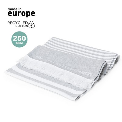 TOWEL made from recycled cotton GRS certification 150cm x 80cm PAREO YISPER