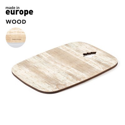 CHEESE BOARD / KITCHEN CUTTING BOARD with Xmas tree cut out design