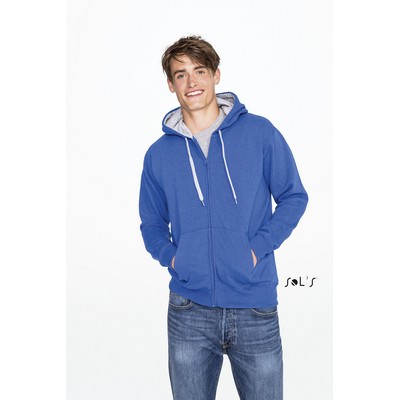 SOUL MEN S CONTRASTED JACKET WITH LINED HOOD