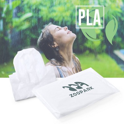 Poncho / Raincoat made from PLA material which is 100% compostable Reizon