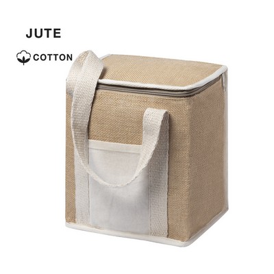 Cooler Bag made from moisture resistant laminated Jute 