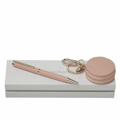 Set Bagatelle Rose (ballpoint pen & key ring)