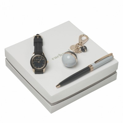 Set Bird Blue (ballpoint pen, key ring & watch)