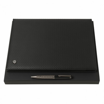 Set Epitome Black (ballpoint pen & folder A4)