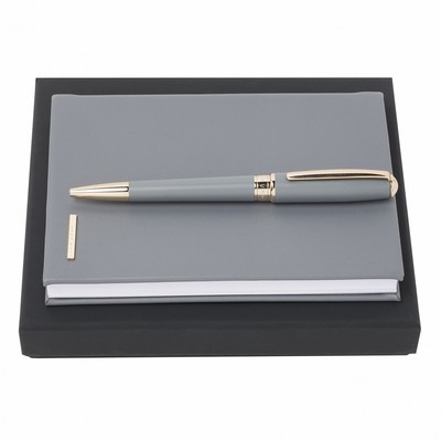 Set Essential Lady Grey (ballpoint pen & note pad A6)