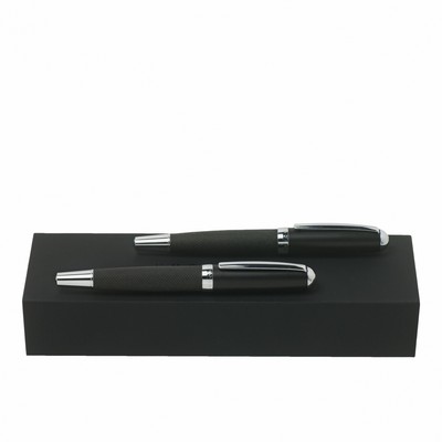 Set Advance Fabric Dark Grey (rollerball pen & fountain pen)