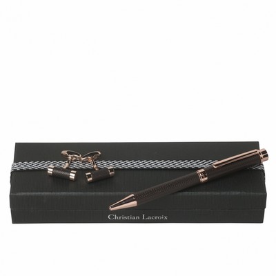 Set Seal Brown (ballpoint pen & cufflinks)