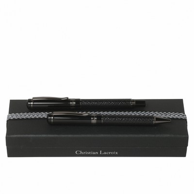 Set Endos Black (ballpoint pen & rollerball pen)