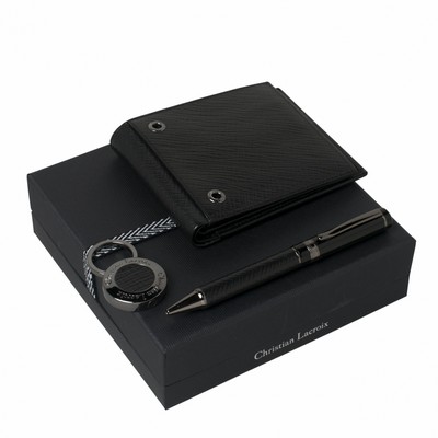 Set Endos (ballpoint pen, key ring & wallet)