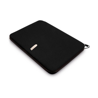 Document bag made from soft microfibre with A4 note pad 