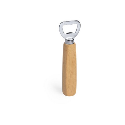 Bottle Opener with beech wood handle Nacul