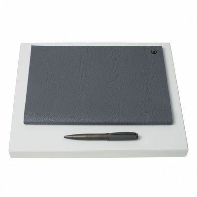 Set Hamilton Grey (ballpoint pen & note pad A4)