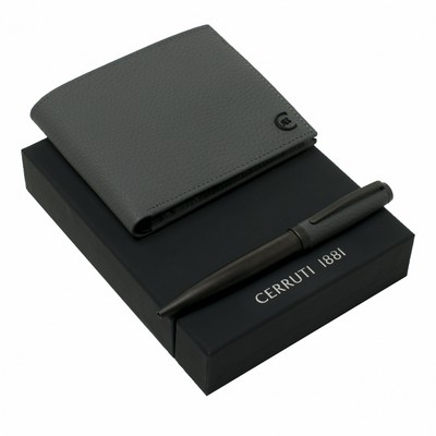 Set Hamilton Grey (ballpoint pen & money wallet)
