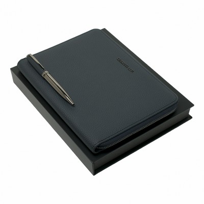 Set Hamilton Dark Blue (ballpoint pen & conference folder A5)