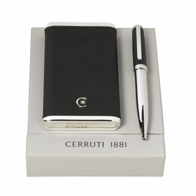 Set Hamilton Black (ballpoint pen & power bank)