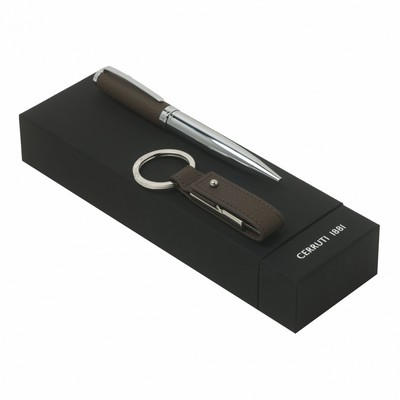 Set Hamilton Taupe (ballpoint pen & usb stick)