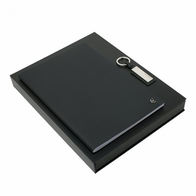 Set Hamilton Black (note pad A4 & key ring)