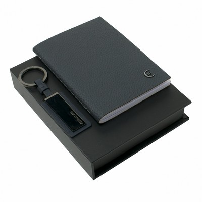 Set Hamilton Dark Blue (note pad A6 & key ring)