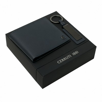 Set Hamilton Dark Blue (key ring & wallet)