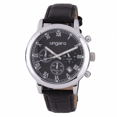 Chronograph Primo Leather Black