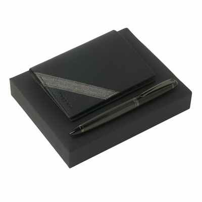 Set Alesso Black (ballpoint pen & card holder)