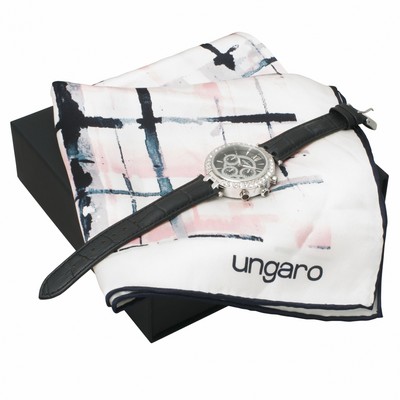 Set Ungaro (watch & silk scarf)