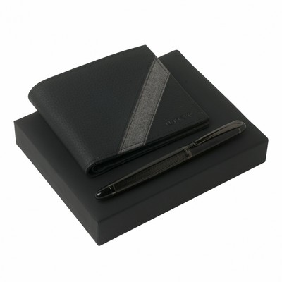 Set Alesso Black (rollerball pen & wallet)