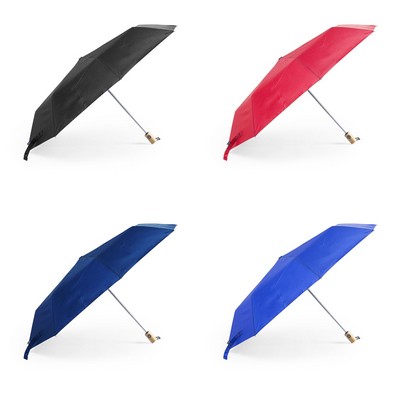  Umbrella made from RPET material , folding , auto opening 103cm diameter Keitty 