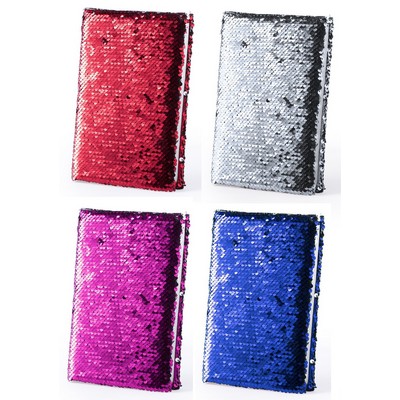 Notebook A5 Sequin covered colours