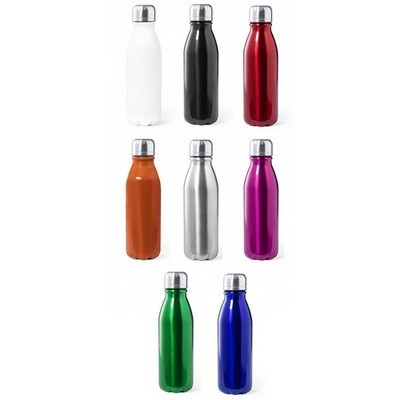 Drink Bottle aluminium glossy finish 550ml