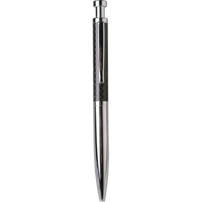 Metal pen click action carbon fibre and chrome barrel Matrix 