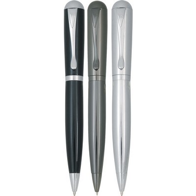 Metal pen twist action wide barrel parker style refill Oslo 