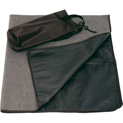  Picnic blanket marle fleece with PVC backing 150cm x 130cm Alpine 