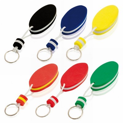 Keyring floating in multiple colours