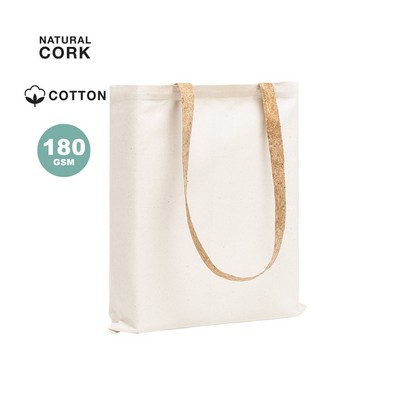  Tote Bag Cotton material and cork handles 
