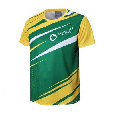 Men`s 100%Polyester Sublimated Sports Tee Shirt