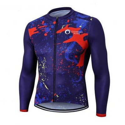 Men`s Sublimated Long Sleeve Cycling Jersey