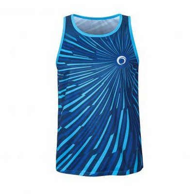 Men's100%Polyester Sublimated Singlet