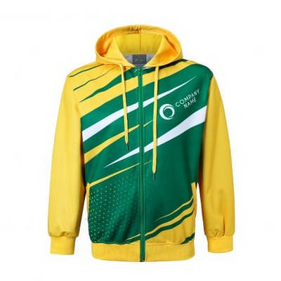 Men`s 100%Polyester Sublimated Training Track Jacket