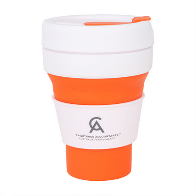 355ml Collapsible Silicon Coffee Cups