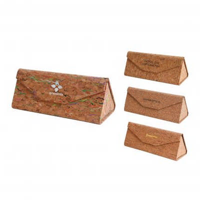 Foldable Cork Glasses Case