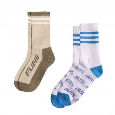 Crew Woven Sport Socks - With Towel bottom