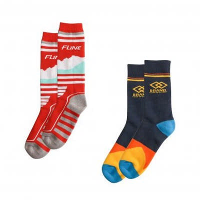 Crew Thermal Custom Pattern Socks