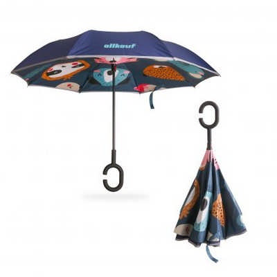 Children`s Reversible Folding Umbrella