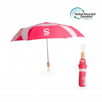 RPET Lightweight Umbrella with Wooden Handle