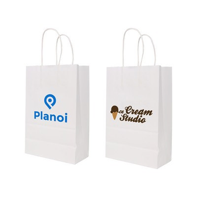 Twisted Handle Kraft Paper Bag (160x220x80mm)