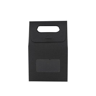 Die cut Handle Bag with Window(100x160x60mm)