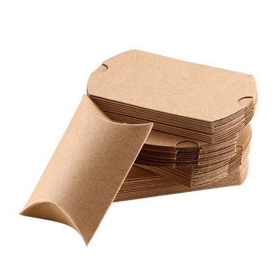 Small Brown Kraft Pillow Box(125 x 75 x 30mm)