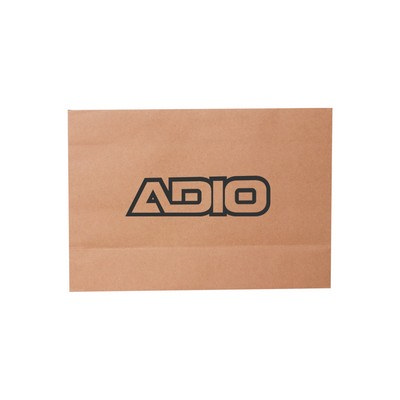 Medium Kraft Paper Bag With Thread Flat Handle(320 x 220 x 100mm)