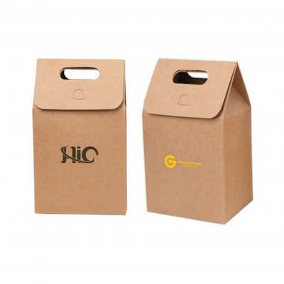 Large Kraft Paper Portable Box